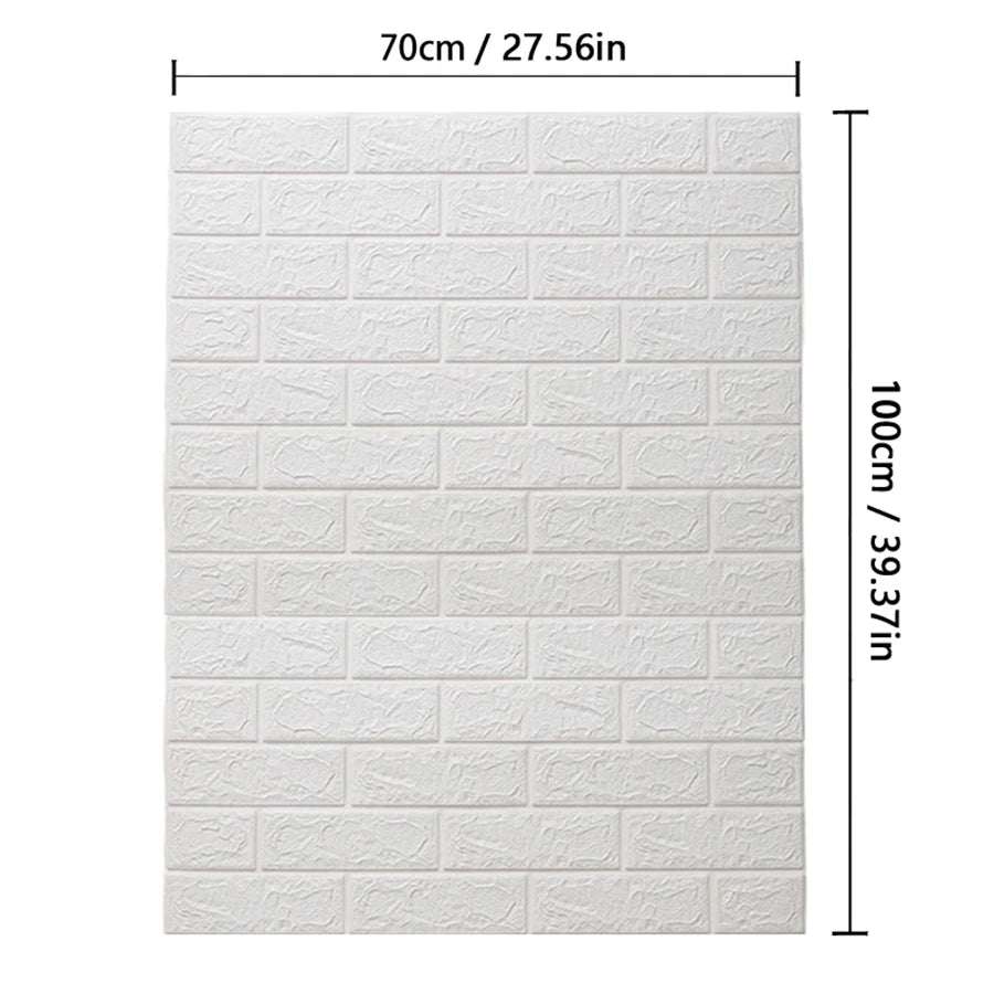 Continuous Brick Wall Sticker
