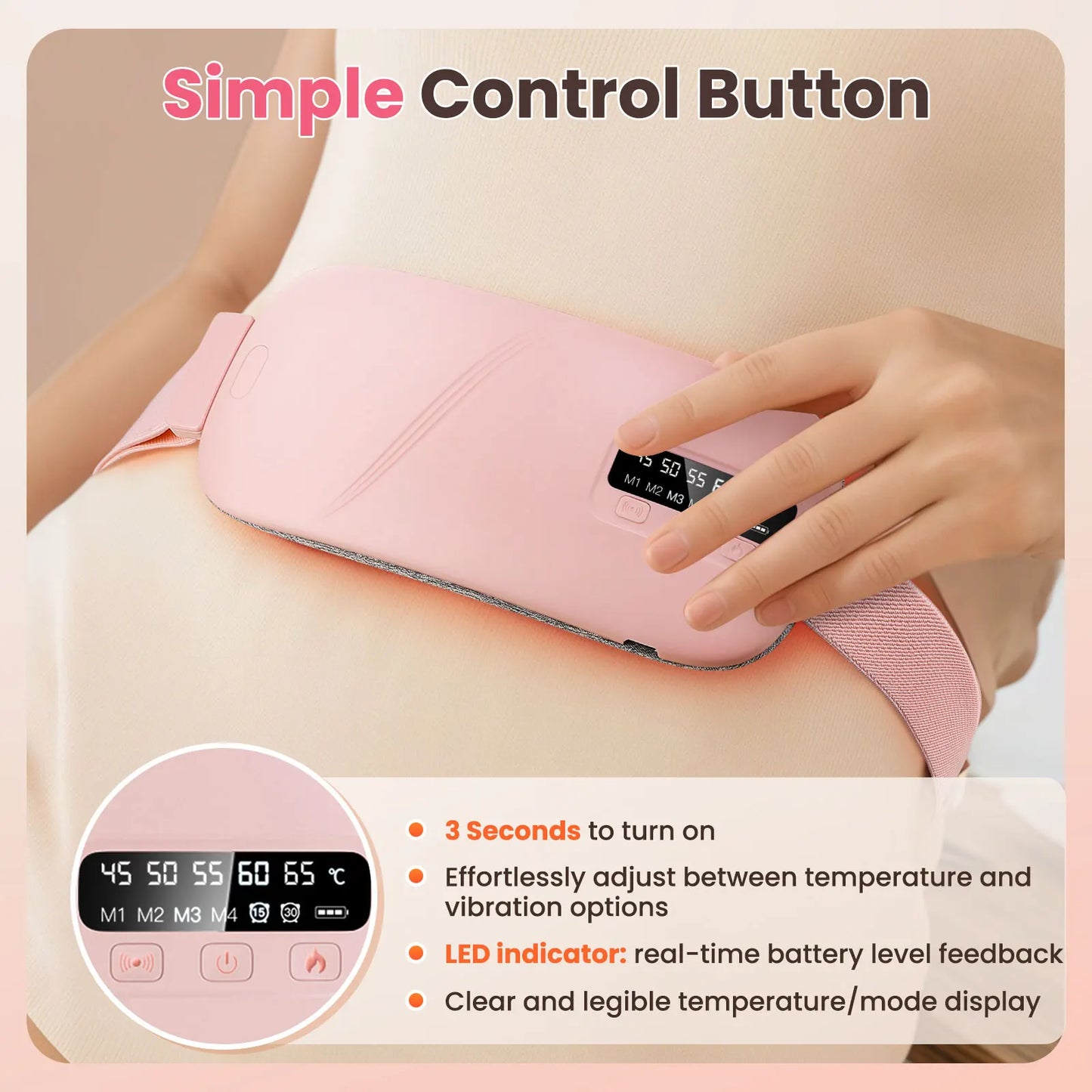 Electric Menstrual Heating Pad Belt