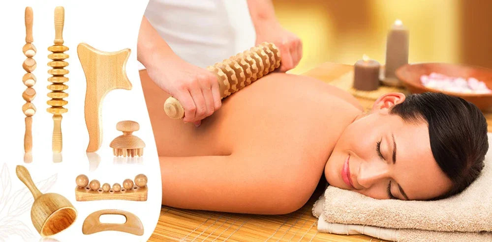 Wooden Lymphatic Drainage and Body Sculpting Tools