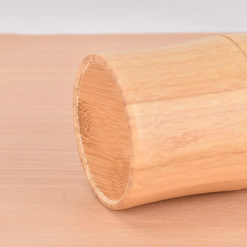 550ml Borosilicate Glass Travel Cup with Bamboo Sleeve