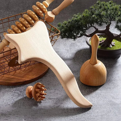Wooden Lymphatic Drainage and Body Sculpting Tools
